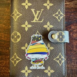 RARE LOUIS VUITTON x TAKASHI MURAKAMI x MOCA Chibi Kinoko PM Monogram AGENDA